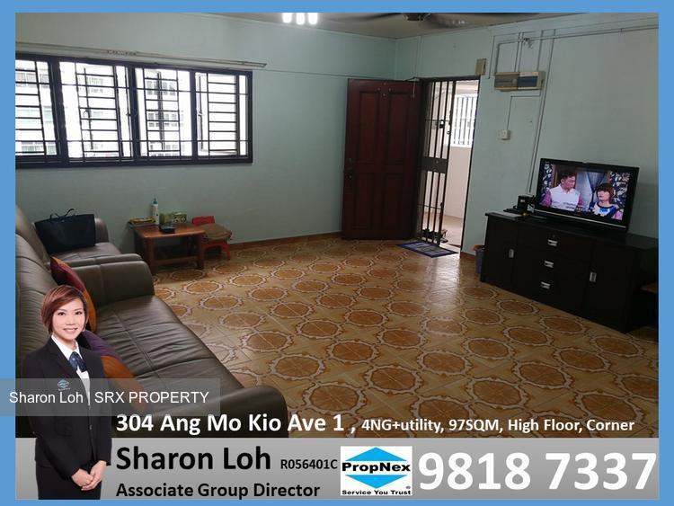 Blk 304 Ang Mo Kio Avenue 1 (Ang Mo Kio), HDB 4 Rooms #157037082